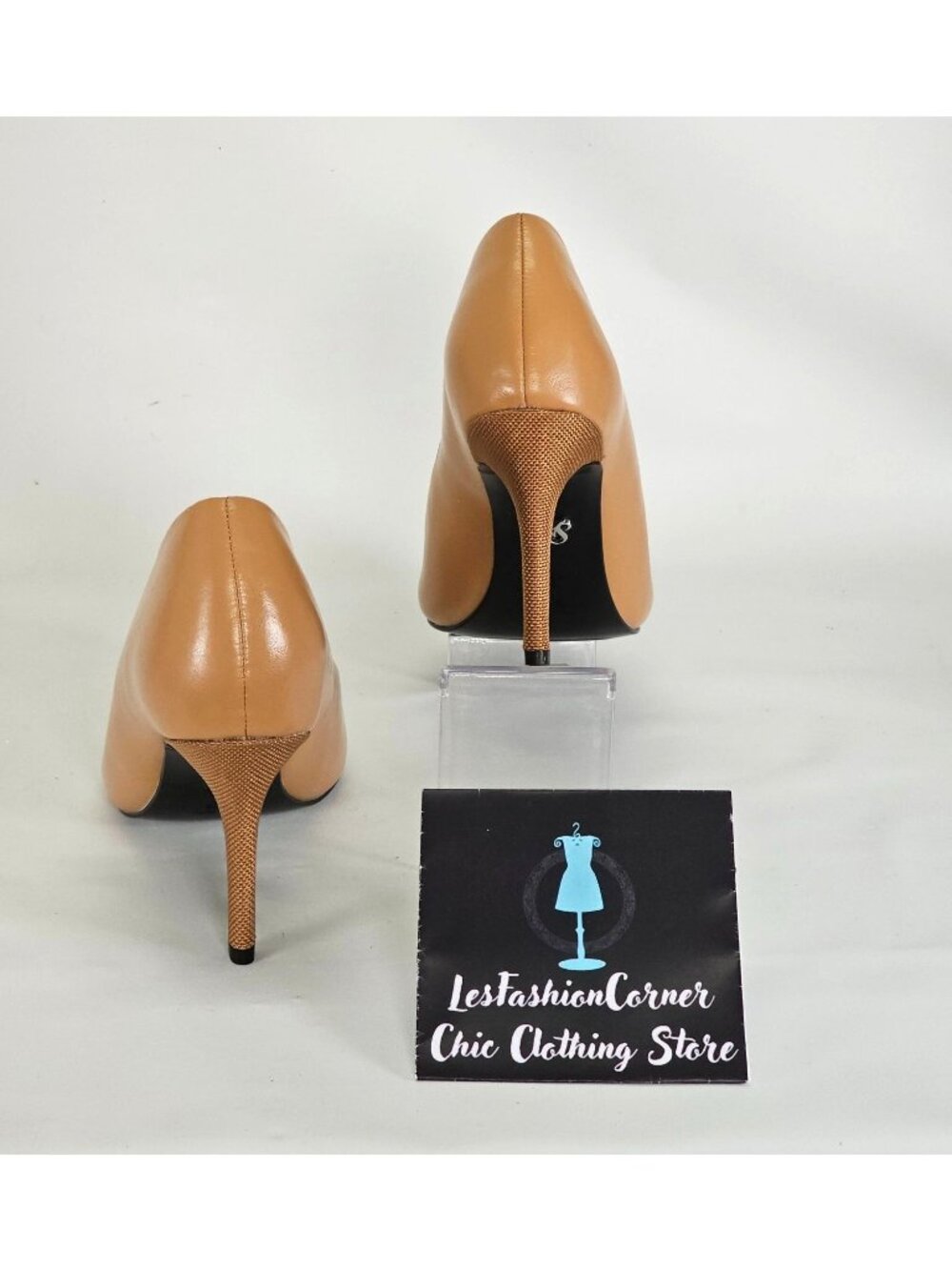 Antonia Saint NY Victoria Women's High Heel 3.5 Cushioned Nemi Tan Size 10 104 - Picture 6 of 16
